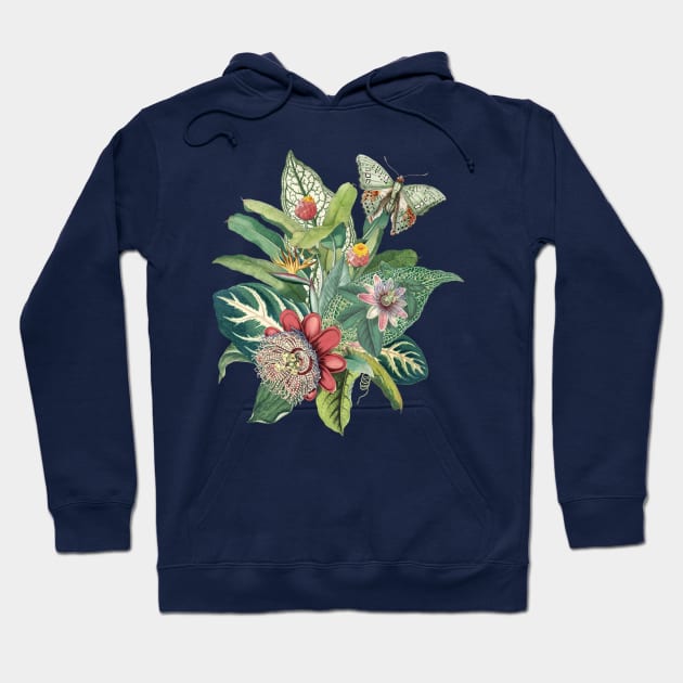 Tropical Paradise I Hoodie by CatyArte